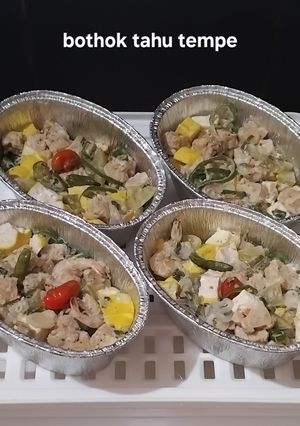 Foto resep Botok Tahu Tempe Satset