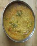 Fresh tuvar curry