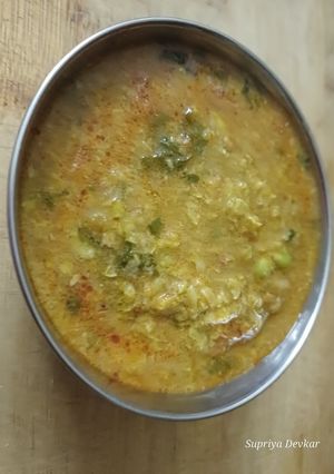 A picture of Fresh tuvar curry.