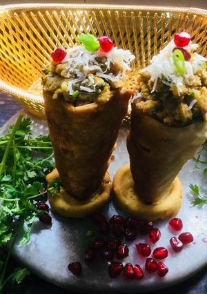 A picture of Bhaji Cone.