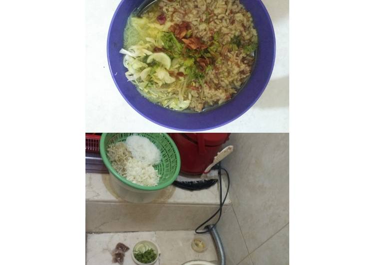 Soto Vegetarian ala Anak Kost