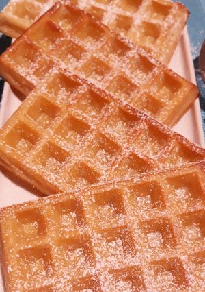 Une photo de ☆Gaufres au Four, Vanille et Pomme de Terre☆
