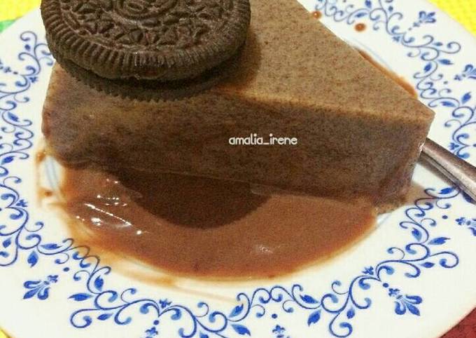 Puding oreo