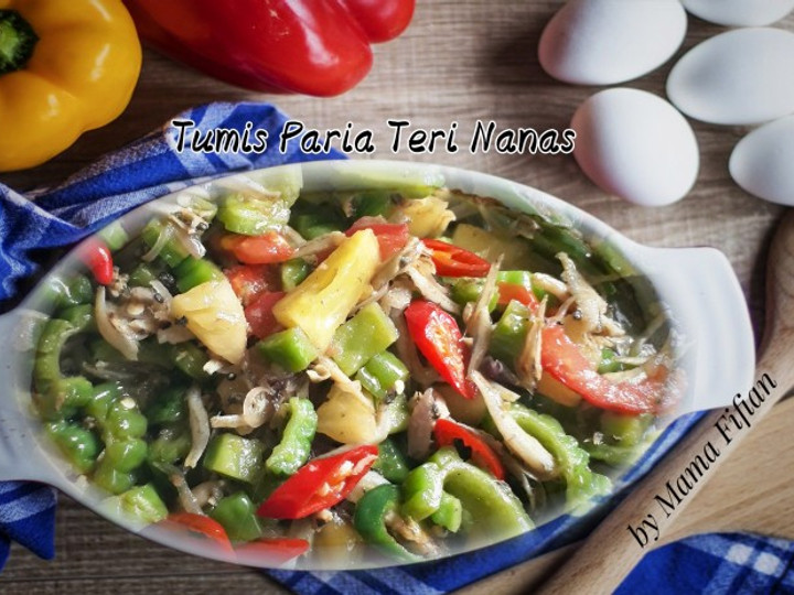 Resep Tumis Paria Teri Nanas yang Enak Banget