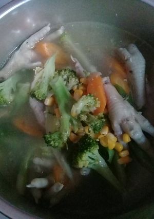 Foto resep Sop brokoli ceker