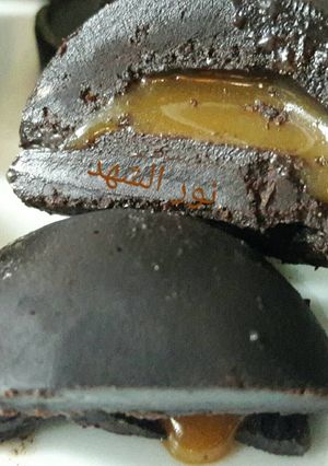 صورة لوصفة الشوكولاتة الصلبه بالكراميل
