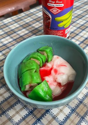 Foto resep Es pisang ijo