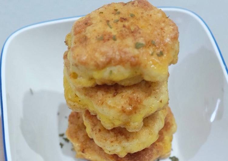 Cara Membuat Menu mpasi 13m+ (menu anak) homemade chicken nugget yang Renyah
