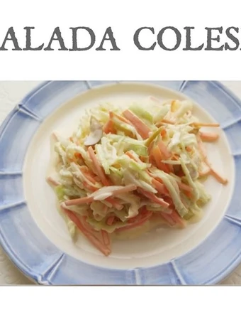 Manera fácil Hacer Ensalada Coleslaw con Mayonesa Vegana  que Delicioso