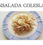 Manera fácil Hacer Ensalada Coleslaw con Mayonesa Vegana  que Delicioso