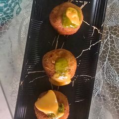 A picture of Corn Cheese Balls.