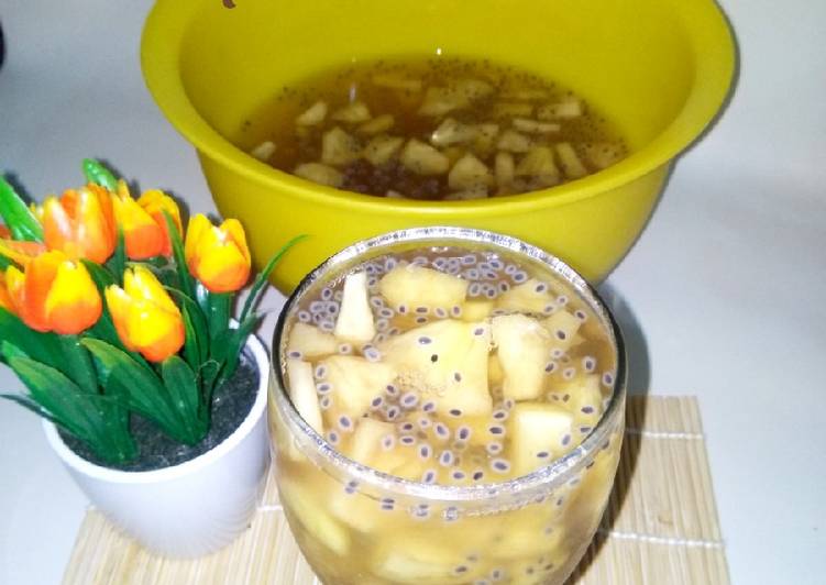 Resep Setup Nenas Selasih Anti Gagal