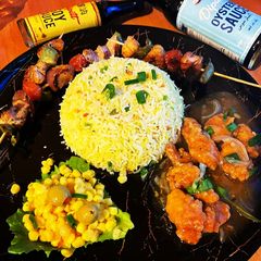 A picture of Chicken Shashlik.