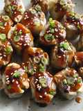 Pan-fried Mini Dim Sims (Shumai) with Teriyaki Sauce