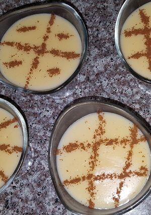 Une photo de Crème vanille cannelle et à l'eau de fleur d'oranger