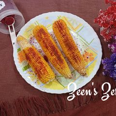 A picture of Oven Roasted Bhutta with Sumac.