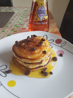 Una foto de Tortitas de vainilla con frutos secos