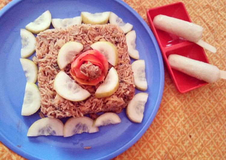 Soya chunks pulao