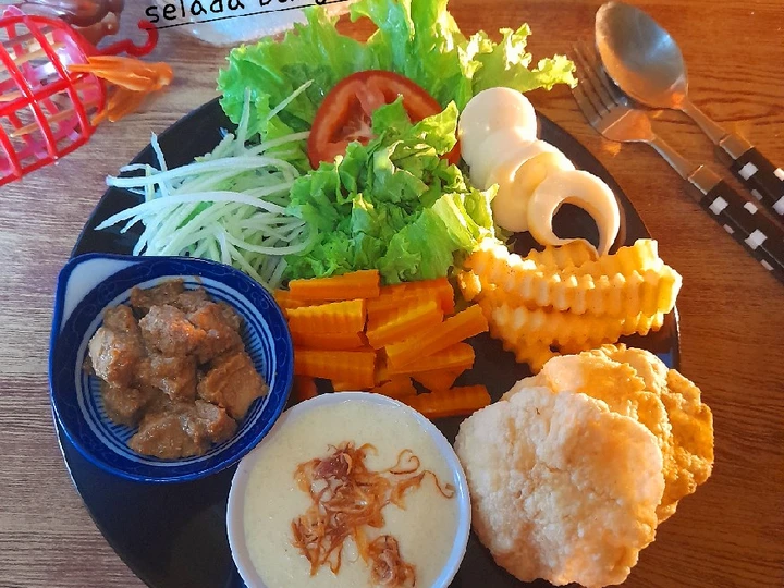 Cara Mudah Menyiapkan Resep Selada Banjar Ayam Kecap🥗 yang Lezat Sekali Anti Ribet, Uenak Banget