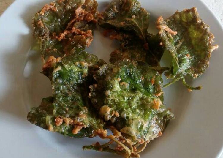 Rempeyek bayam jadul