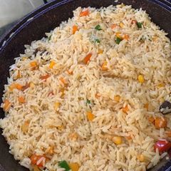 A picture of Coconut veggies rice.