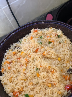 A picture of Coconut veggies rice.