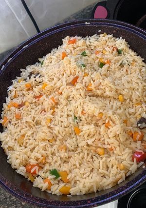 A picture of Coconut veggies rice.
