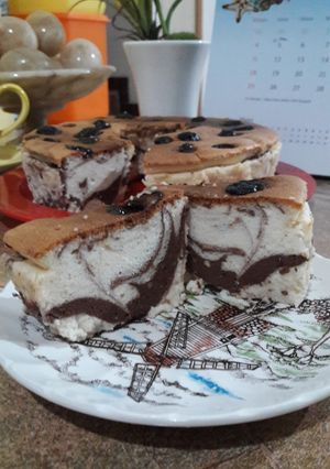 Foto resep Marmer Putih telor cake #keto
