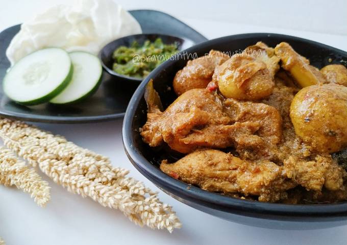 Resep: Ayam Rendang Baby Potato Yang Enak