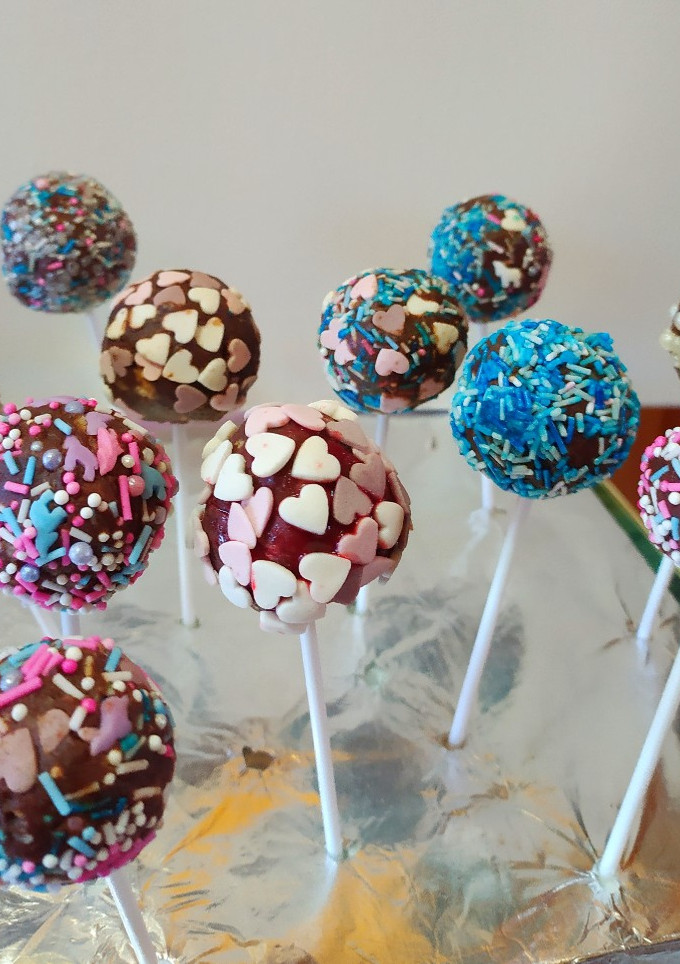 Una foto de Lollipop de chocolate