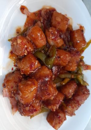 A picture of Honey Chili Potato.