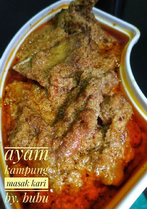 Foto resep Ayam kampung masak kari by. Bubu