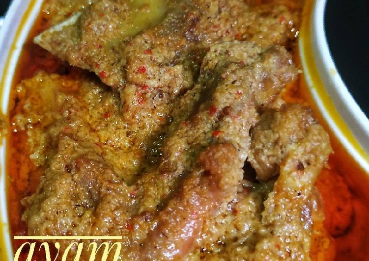 Ayam kampung masak kari by. Bubu