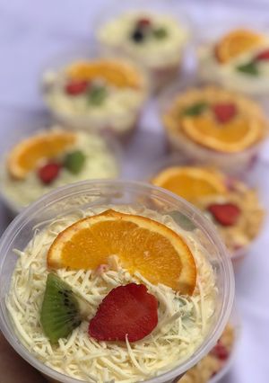 Foto resep Creamy fruit salad/salad buah