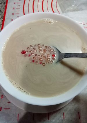Foto resep Sagu Mutiara dg kuah santan instan