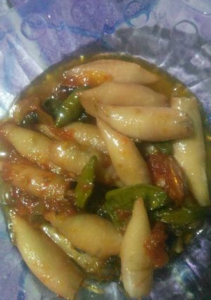 Foto resep Cumi asin tumis