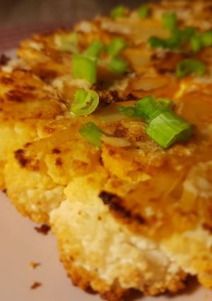 O poză a rețetei Steak vegan de conopidă.