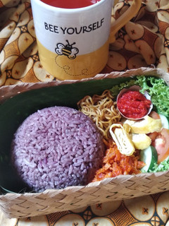 Foto resep Nasi Uduk Ubi Ungu