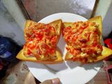 Pizza sandwich trứng
