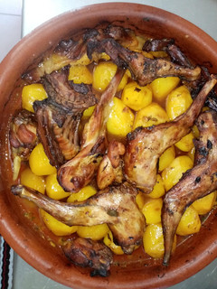 Una foto de Conejo al horno