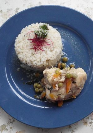 Una foto de Pollo Arvejado