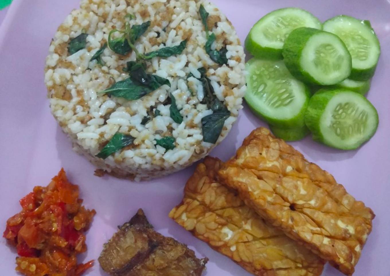 Nasi tutug oncom