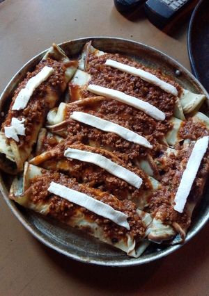 Una foto de Canelones de espinaca