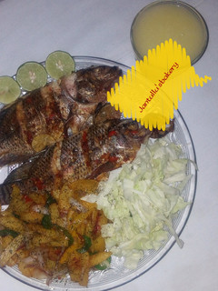 A picture of Grilled fish.