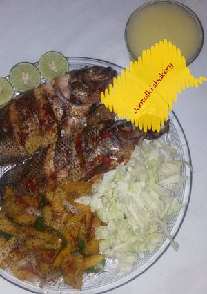 A picture of Grilled fish.