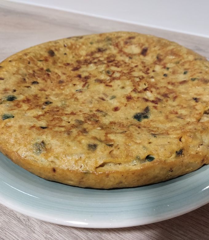Foto principal de Tortilla de patatas, pimiento y calabacín