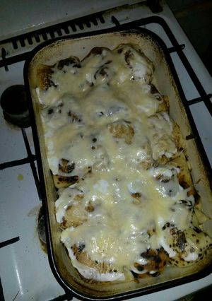 Töltött sült palacsinta recept fotója