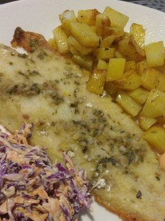 Una foto de Filete de pescado al horno con jengibre y cilantro