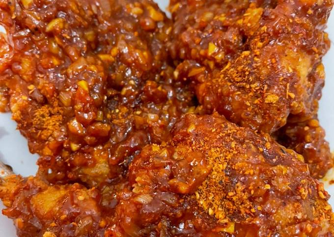 Ternyata begini lho! Resep memasak Ayam Goreng Saos BBQ  sesuai selera