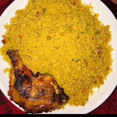 A picture of Dambun cous cous.